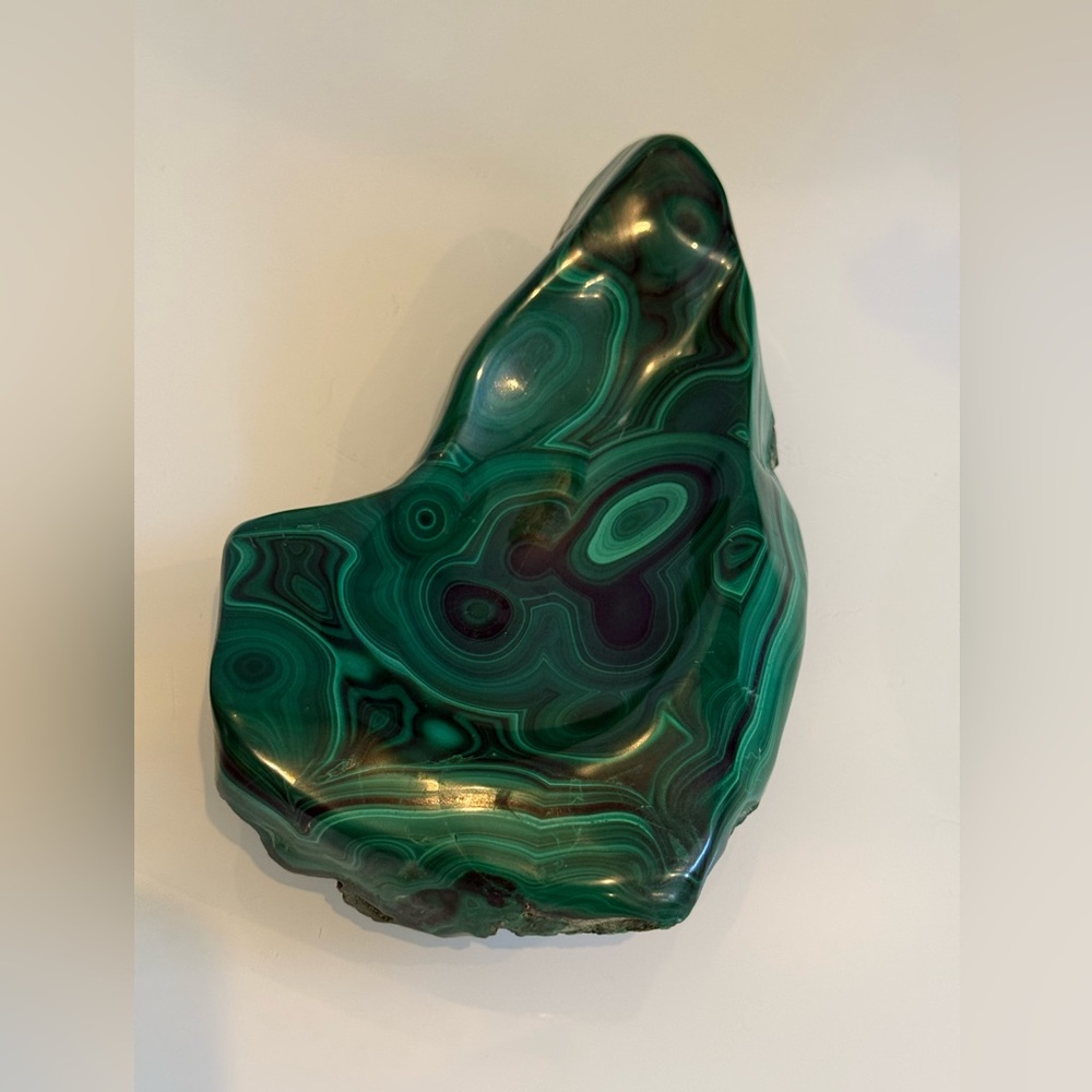 Mid-Century elegant Malachite Vide Poche
Ashtray or jewelry bowl Italy, C.1950